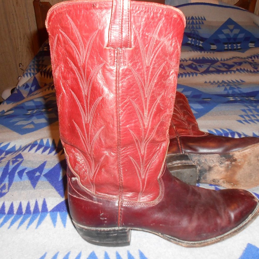COLE HAAN WESTERN BOOTS SIZE 9 1/2 D MADE IN USA